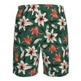 thumbnail image 6 of Naloa Lilies Flowers Men's Beach Shorts, Surfing shorts, Swim trunks, Quick Dry Swim Trunks for Surfing Beach Fun - 3X-Large, 6 of 9