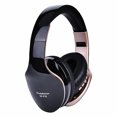thumbnail image 1 of Sidaley Auriculares inalámbricos plegables Auriculares estéreo compatibles con Bluetooth Auriculares para juegos con micrófono para PC Teléfono Sistemas de cine en casa negro, 1 of 6
