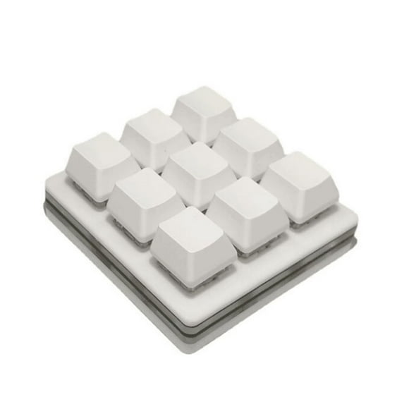 Matsuzay Teclado Universal con cable de 9 teclas, respuesta rápida para el hogar, copia y pegado, teclas programables, Mini teclado, accesorios Computadoras y accesorios