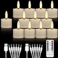 thumbnail image 1 of Velas Recargables MIXALY Luz LED Blanca con Mando a Distancia y Temporizador, 1 of 5