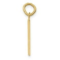 thumbnail image 4 of Diamond2Deal 10k Yellow Gold Medium Polished Number 4 Charm Pendant for Women (L- 0.87 inch, W- 0.36 inch), 4 of 6