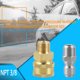 thumbnail image 3 of Accesorios Adaptadores Conexión Tubería Alta Presión Cabezal Tubería para Lavado Coches Conector Cobre Enchufe Rápido Y NPT3/8, 3 of 9