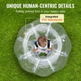 thumbnail image 6 of VEVOR Inflatable Bumper Balls 2-Pack, 4FT/1.2M Body Sumo Zorb Balls for Teen & Adult, 0.8mm Thick PVC Human Hamster Bubble Balls for Outdoor Team Gaming Play, Bumper Bopper Toys for Garden,Yard,Park, 6 of 9