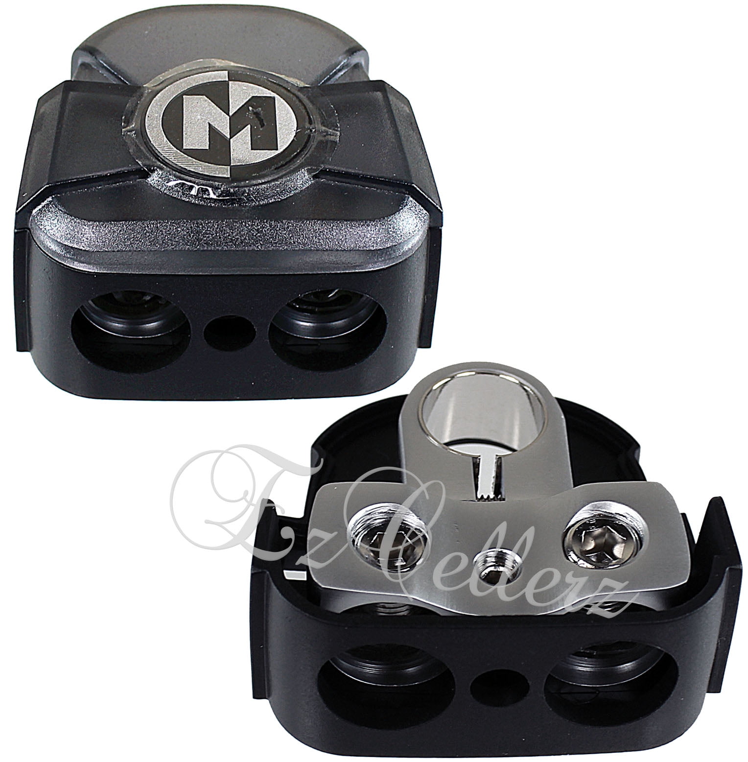 Memphis Audio Battery Terminal Distribution Block Negative or Positive 1/0 and 8 Gauge Output NPBAT