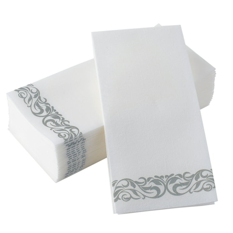 Superior Quality Decorative Linen Feel Paper Hand Towels By