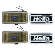 Hella 550 Series 55W 12V H3 Fog Lamp Kit - Amber
