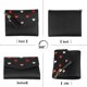 thumbnail image 2 of Minnieouse Cartera de mano compacta para mujer, costura fina, sin hilo suelto, borla, buena sensación de mano Carteras Negro, 2 of 6