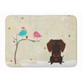 thumbnail image 1 of Carolines Treasures BB2601RUG Christmas Wire Hair Dachshund Chocolate Machine Washable Memory Foam Mat, 1 of 4