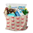 thumbnail image 3 of Retro Crab & Palm Tree Print Shopping Tote - Durable Machine Washable Bag for Travel & Groceries, 3 of 5