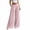 Pink, variant on Lmnyox Wide Leg Pants for Women Baggy Elastic High Waist Palazzo Trousers Comfy Stretchy Dress Pants with Pockets
