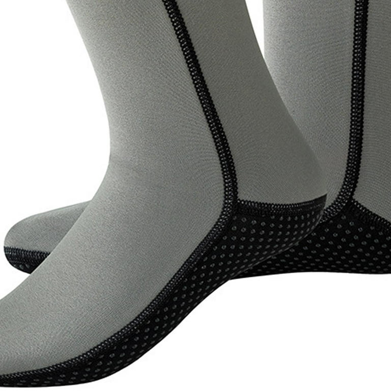 Neoprene Diving Socks Shoes Socks Wading Boots Booties Scuba Socks Flexible 3mm for Swimming Sailing Adult Women Men Kayaking , XS, Women's, Gray