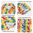 thumbnail image 3 of Dailycode Small Short Sleeve Button Down Shirts Rainbow Hounds Tooth Casual Shirt 3-10 Years, 3 of 9