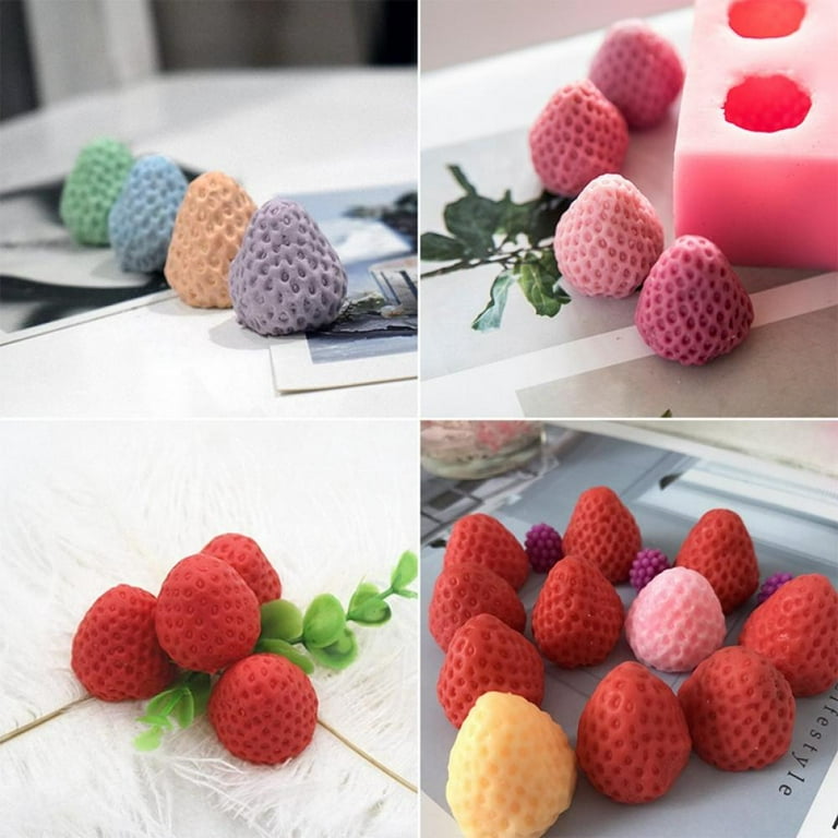 Mini Strawberries Silicone Mold
