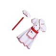 thumbnail image 3 of tredstone Role Play Costume Set With Baking Uniform Soft And Fashionable Fun And Memorable Events And Playful Kitchen Lace Holiday S, 3 of 6
