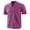 Wine, variant on Kukoosong Men's Pocket Henley Shirts Solid Color Short Sleeve Stand Up Collar Pullover for Summer Resort Wear Tops, Casual and Functional Shirts for Men