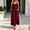 Wine, variant on Women's Solid Color Sleeveless Ribbed Knit Maxi Dress, Spaghetti Strap with Pockets, Loose Fit Casual Long Dress, Comfortable Breathable Sundress for Summer Beach Vacation Gray L
