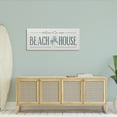 thumbnail image 2 of Stupell Industries Welcome to Beach House Sign Blue Palm Trees, 48 x 20,Design by Natalie Carpentieri, 2 of 7