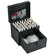 thumbnail image 4 of Estuche de transporte de maquillaje multifunción, 48 compartimentos, organizador de de uñas con cerradura de viaje para maquillador, peluquero , Negro intensificado, 4 of 6
