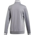 DX7325 Adidas Team 19 Track Jacket Women's MultiSport Grey/White L