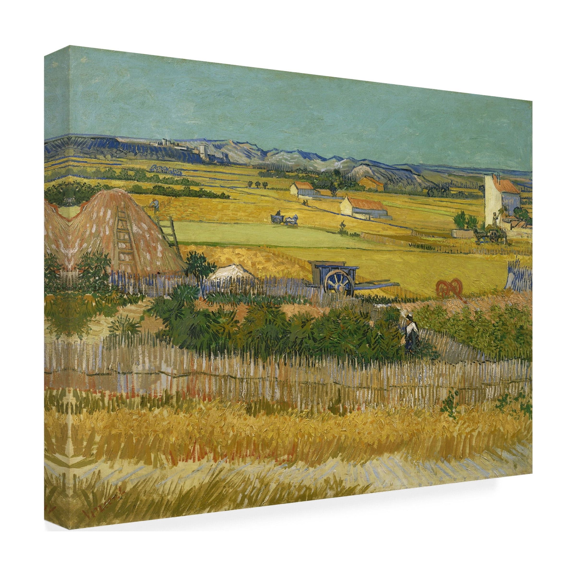 Van Gogh 'The Harvest' Canvas Art