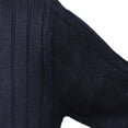 thumbnail image 5 of X RAY JEANS Mens Cable Knit Tipped V-Neck Sweater, Navy, S, 5 of 6