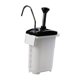 thumbnail image 1 of Dispensador de salsa con bomba de 2,5 L, botella con bomba para condimentos, herramienta manual para dispensar condimentos. blanco, 1 of 9