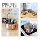 thumbnail image 4 of Children Mini Cookers Pot-Shaped Miniature Play Kitchen Cookwares Silver Alloy Decorative for 3Pcs, 4 of 4