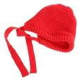thumbnail image 5 of PENIKOKO Women's Red Knit Beanie Hat, Windproof and Warm Fleece Lined Winter Cap with Cozy Ear , 1 Set, 5 of 8