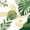 Gold Green, variant on Castle Fairy Boho Tropical Leaf Twin Bedding Sets 7-Piece for Teens, Geometric Art Bedding Comforter Set for Bedroom, Green Gold,Grey Reversible