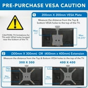 Mount-It! Flip-Down Ceiling TV Mount, Fits Screen Size 23-55 , 44 lb. Capacity, Adjustable Height, Works With Slanted Ceiling