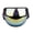 A, variant on Motorcycle Helmets Shield Windproof Lens PC Goggles Bubble Lens Open Face Helmets Lens Scratch Resistant