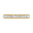 thumbnail image 3 of 1/2 Carat Round Diamond Wedding Band Ring in 14K Yellow Gold (Ring Size 6) (SI1-SI2 Clarity), 3 of 4