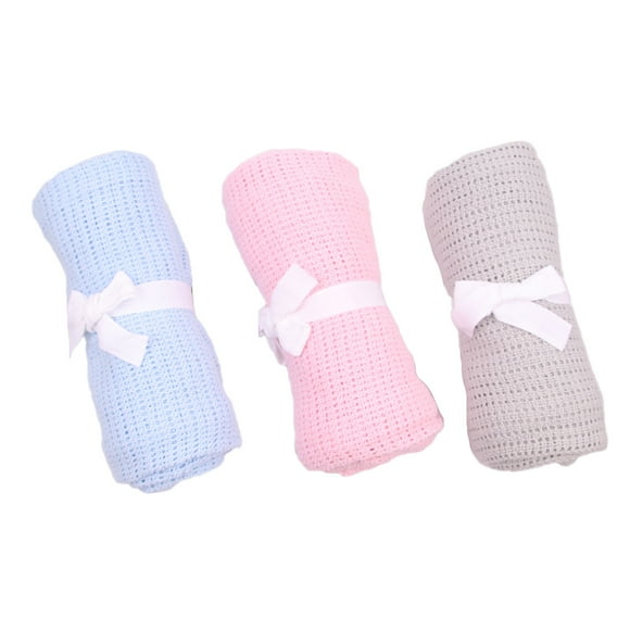 KAKOWELY Manta de bebé de 3 piezas, manta de bebé para recibir al bebé, para niños y niñas