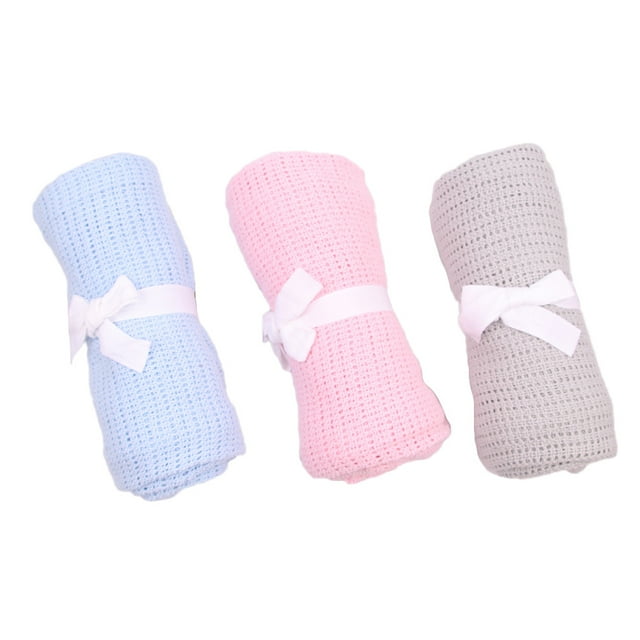 KAKOWELY Manta de bebé de 3 piezas, manta de bebé para recibir al bebé, para niños y niñas