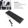 thumbnail image 4 of Minority Language Keyboard, 104Keys Gaming Office USB Wired Keyboard, Ergonomic Design, Spanish,Russian,French, English Language Keyboard, 4 of 8