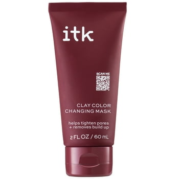 ITK Clay Color Changing   with Kaolin Clay |Deep Pore  + Pore Minimizer, 2 oz