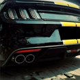 thumbnail image 2 of 2X Car Rear Tail Light Lamp Stickers Honeycomb Type Decal Carbon Fiber Style 48 x 30cm, 2 of 7