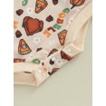 thumbnail image 5 of Bmnmsl Baby Thanksgiving Clothes Sweatshirts Rompers Turkey Letter Pumpkin Pie Long Sleeve Toddler Fall Clothes, 5 of 6