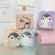 thumbnail image 3 of Cute Penguin Keychains Mini Cute Stuffed Penguin in Bear Costume Dressed Plush Toys Keychain for Boys Girls Green, 3 of 4