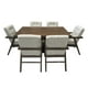thumbnail image 5 of Comedor Paris 6 Sillas, Lino Beige, Chapa De Parota, 160x100 cm, 5 of 9