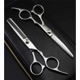 thumbnail image 2 of Tijeras profesionales de corte de cabello y tijeras de entresacar de 6 pulgadas para uso en salones y en el hogar., 2 of 5
