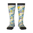 thumbnail image 2 of Picia Women Crew Soft Moisture-wicking Socks Cute Poodle Dog Pattern Design Cotton Socks, One Size fit All, 2 of 9