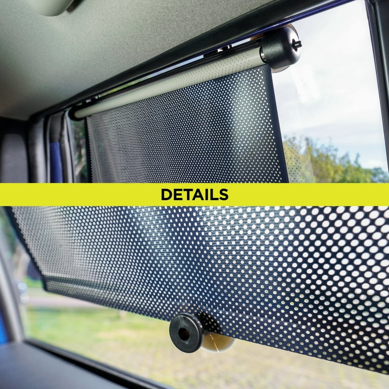 Rolling sun shade for car discount