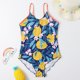 thumbnail image 2 of Traje de baño de una pieza para niña con estampado de leopardo Traje de baño para niña bebé Traje de baño cómodo de alta elasticidad, 2 of 6