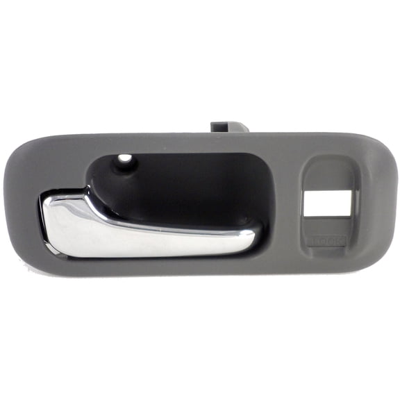 Dorman 82216 Front Driver Side Interior Door Handle for Specific Honda Models, Chrome Lever; Gray Housing