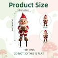 thumbnail image 3 of ZCSKFIN PVC Christmas Garden Stake Ornament with Holiday Motifs, Quick-Insert Yard Decoration for Courtyard and Lawn, Weather-Resistant Festive Display for Outdoor Seasonal Decor​​, 3 of 5