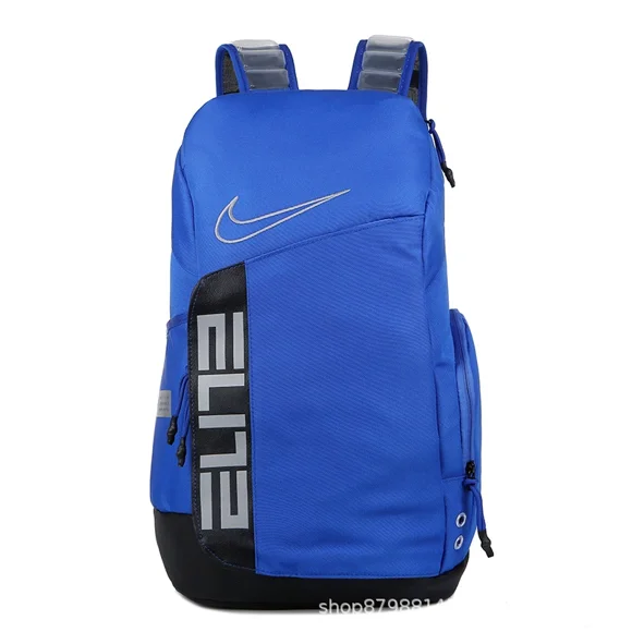 Unisex Nikes Elite Pro Basketball Backpack School Bag Fitness Travel Bag Laptop Bag Black White