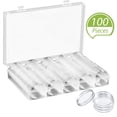thumbnail image 2 of 100 cápsulas para monedas de 30 mm con caja organizadora de almacenamiento para suministros de colección de monedas, 2 of 6