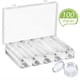 thumbnail image 2 of 100 cápsulas para monedas de 30 mm con caja organizadora de almacenamiento para suministros de colección de monedas, 2 of 6