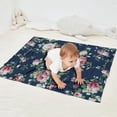 thumbnail image 2 of Pioneer Flower Floral Print Pattern Blanket,Comfortable Soft Flannel Throw Blanket,All Season,Warm Lightweight Blankets for Sofa Bed Couch Living Room Chair,30"x40", 2 of 4